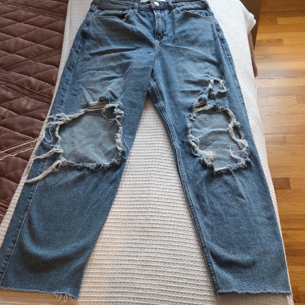 Hollister Distressed Blue Women's Jeans